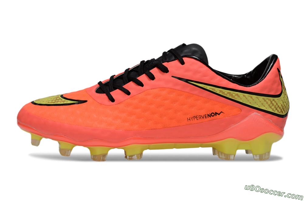 Nike Hypervenom Phantom FG Firm Ground Soccer Cleats - Red/Yellow/Black 2