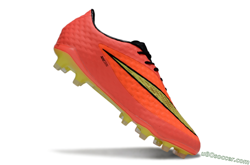 Nike Hypervenom Phantom FG Firm Ground Soccer Cleats - Red/Yellow/Black 4