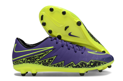 Nike Hypervenom Phantom II FG Firm Ground Soccer Cleats - Blue/Black/Yellow