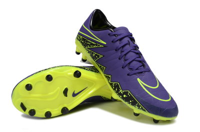 Nike Hypervenom Phantom II FG Firm Ground Soccer Cleats - Blue/Black/Yellow
