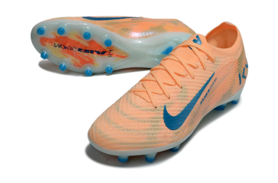 Nike Air Zoom Mercurial Vapor 16 Elite AG Artificial Grass Soccer Cleats - Pink/Blue/Yellow