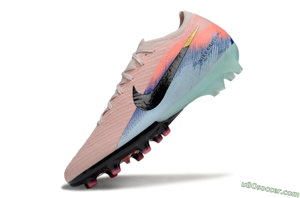 Nike Air Zoom Mercurial Vapor 16 Elite AG Artificial Grass Soccer Cleats - Pink/Black/Jade 5