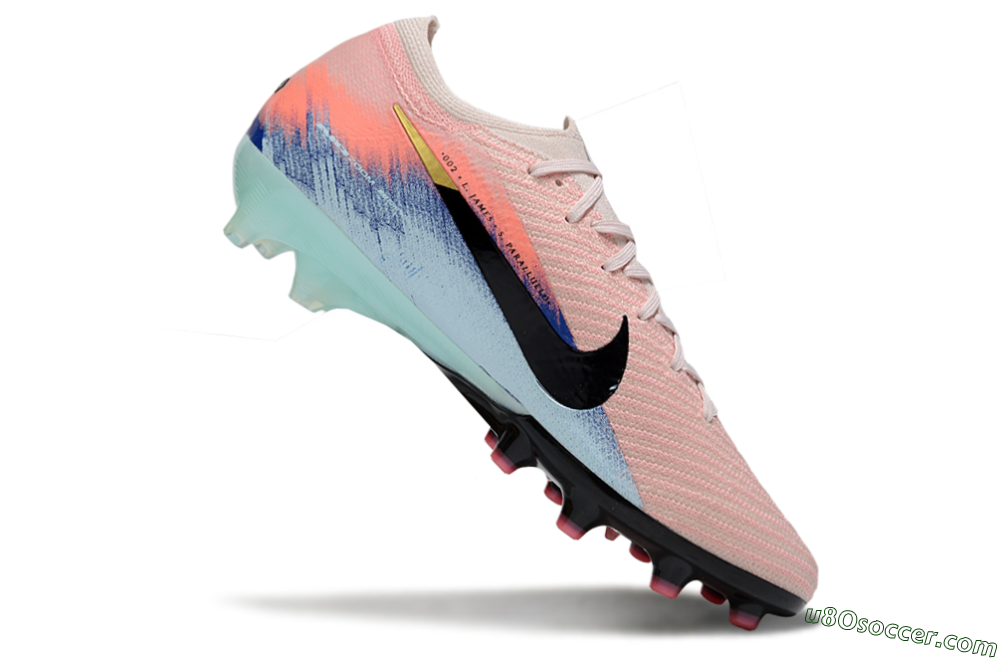Nike Air Zoom Mercurial Vapor 16 Elite AG Artificial Grass Soccer Cleats - Pink/Black/Jade 4