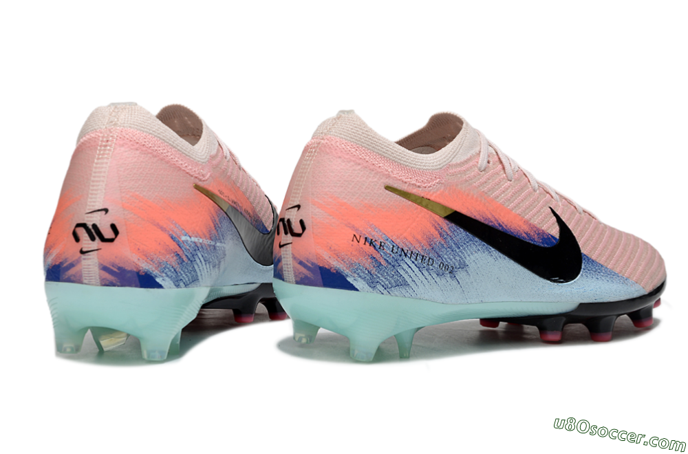 Nike Air Zoom Mercurial Vapor 16 Elite AG Artificial Grass Soccer Cleats - Pink/Black/Jade 6