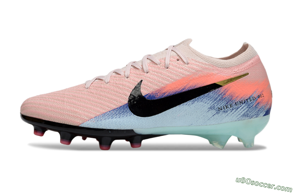 Nike Air Zoom Mercurial Vapor 16 Elite AG Artificial Grass Soccer Cleats - Pink/Black/Jade 2
