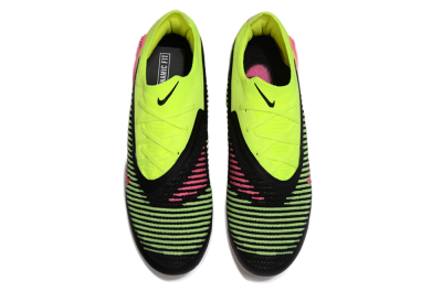 Nike Phantom 6 Elite Low FG Firm Ground Soccer Cleats - Yellow/Black/Pink
