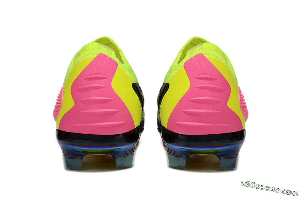 Nike Phantom 6 Elite Low FG Firm Ground Soccer Cleats - Yellow/Black/Pink 4