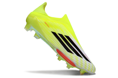 Adidas F50+ Elite Lightstrike Pro Laceless FG Firm Ground Soccer Cleats - Yellow/Black/Red