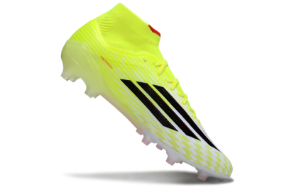 Adidas F50+ Elite Mid FG Firm Ground Soccer Cleats - Yellow/Black/Red