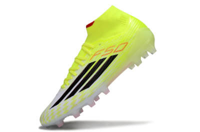 Adidas F50+ Elite Mid FG Firm Ground Soccer Cleats - Yellow/Black/Red