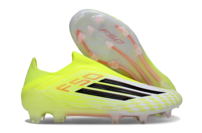 Adidas F50+ Elite Laceless FG Firm Ground Soccer Cleats - Yellow/Black/Red