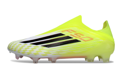 Adidas F50+ Elite Laceless FG Firm Ground Soccer Cleats - Yellow/Black/Red