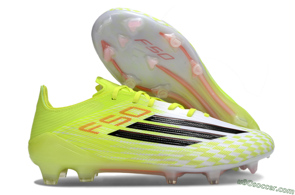 Adidas F50 Elite FG Firm Ground Soccer Cleats - Yellow/Black/Red 1