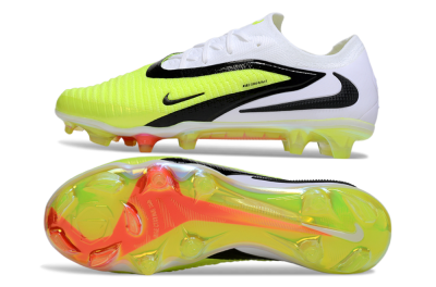 Nike Phantom 6 Elite Low FG Firm Ground Soccer Cleats - Yellow/Black/White