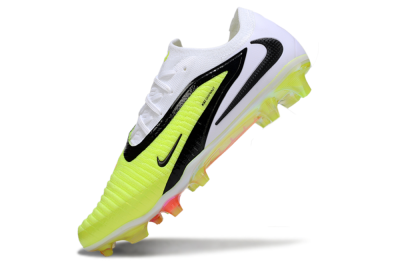 Nike Phantom 6 Elite Low FG Firm Ground Soccer Cleats - Yellow/Black/White