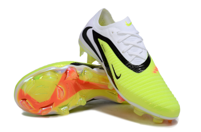 Nike Phantom 6 Elite Low FG Firm Ground Soccer Cleats - Yellow/Black/White