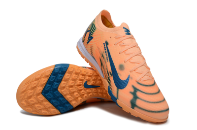 Nike Air Zoom Mercurial Vapor 16 Elite TF Artificial Turf Soccer Shoes - Pink/Blue/Yellow