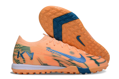 Nike Air Zoom Mercurial Vapor 16 Elite TF Artificial Turf Soccer Shoes - Pink/Blue/Yellow