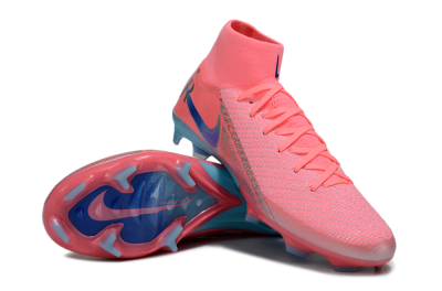 Nike Air Zoom Mercurial Superfly 10 Elite FG Firm Ground Soccer Cleats - Pink/Silver/Blue