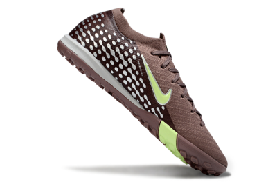 Nike Air Zoom Mercurial Vapor 16 Elite TF Artificial Turf Soccer Shoes - Brown/Yellow/Silver