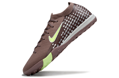 Nike Air Zoom Mercurial Vapor 16 Elite TF Artificial Turf Soccer Shoes - Brown/Yellow/Silver