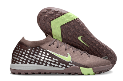 Nike Air Zoom Mercurial Vapor 16 Elite TF Artificial Turf Soccer Shoes - Brown/Yellow/Silver