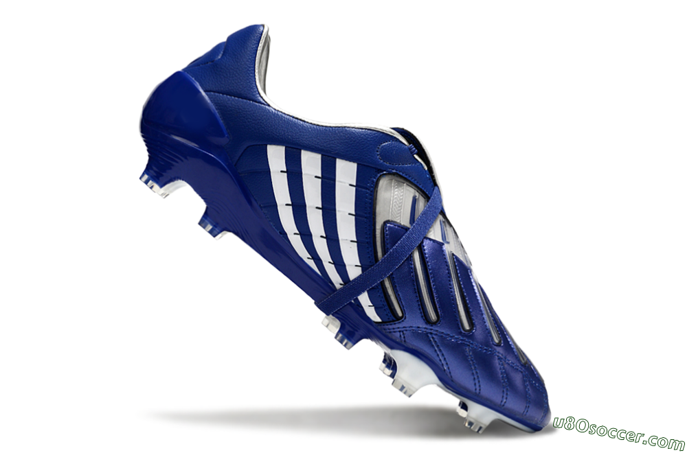 Adidas Predator Accelerator FG Firm Ground Soccer Cleats - Blue/White 4