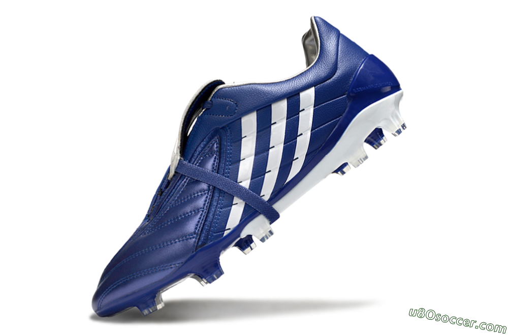Adidas Predator Accelerator FG Firm Ground Soccer Cleats - Blue/White 5