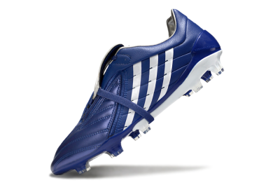 Adidas Predator Accelerator FG Firm Ground Soccer Cleats - Blue/White