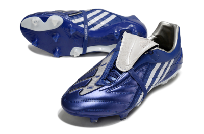 Adidas Predator Accelerator FG Firm Ground Soccer Cleats - Blue/White