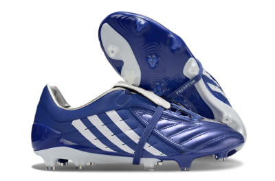 Adidas Predator Accelerator FG Firm Ground Soccer Cleats - Blue/White