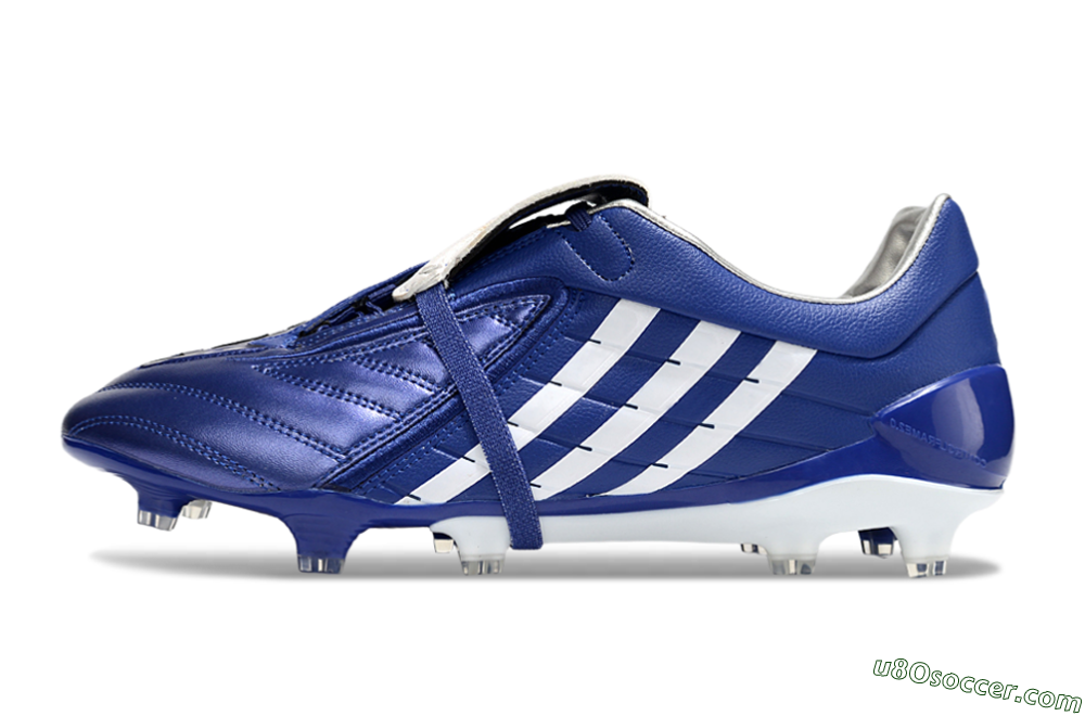 Adidas Predator Accelerator FG Firm Ground Soccer Cleats - Blue/White 2