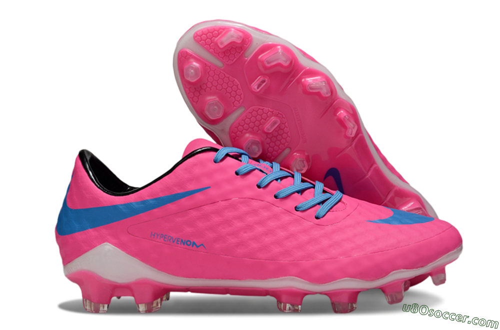 Nike Hypervenom Phantom Rgn SE FG Firm Ground Soccer Cleats - Pink/Blue/White 1