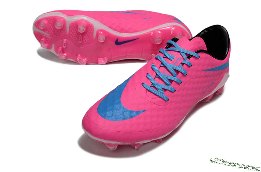 Nike Hypervenom Phantom Rgn SE FG Firm Ground Soccer Cleats - Pink/Blue/White 3