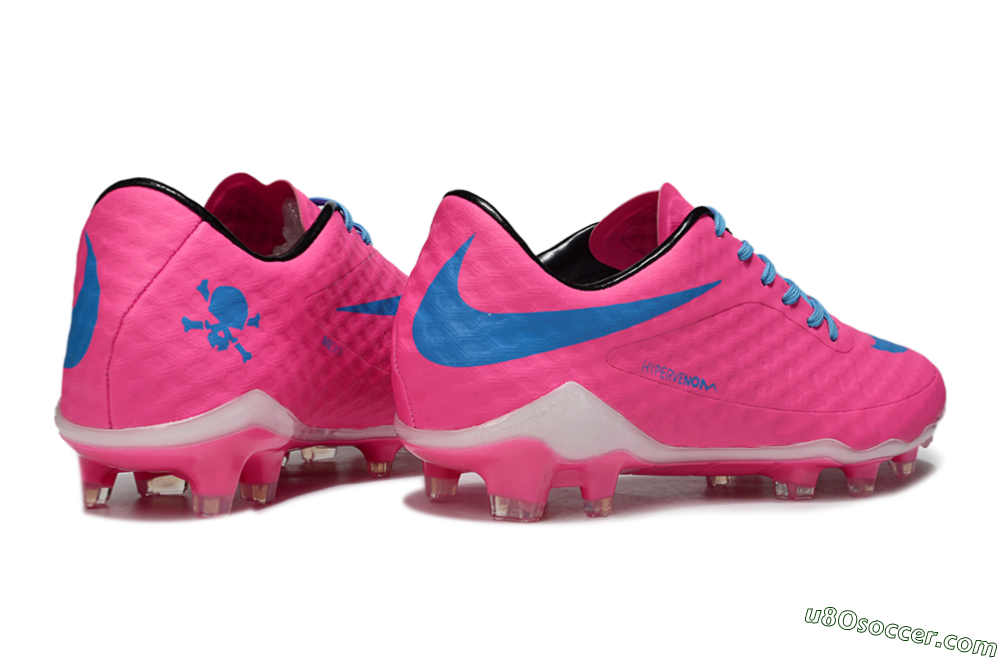 Nike Hypervenom Phantom Rgn SE FG Firm Ground Soccer Cleats - Pink/Blue/White 6