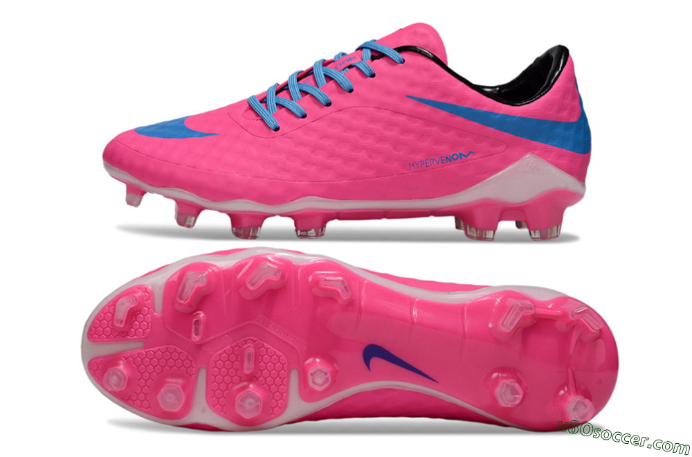 Nike Hypervenom Phantom Rgn SE FG Firm Ground Soccer Cleats - Pink/Blue/White 0