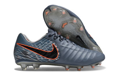 Nike Tiempo Legend 10 Elite FG Firm Ground Soccer Cleats - Grey/Black/Red