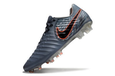 Nike Tiempo Legend 10 Elite FG Firm Ground Soccer Cleats - Grey/Black/Red