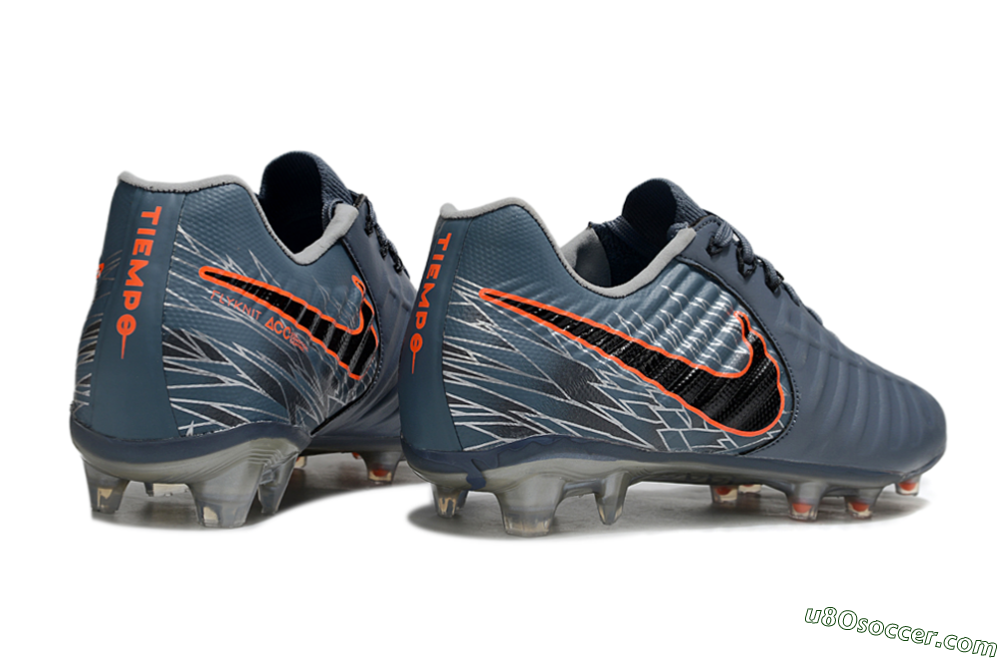 Nike Tiempo Legend 10 Elite FG Firm Ground Soccer Cleats - Grey/Black/Red 6