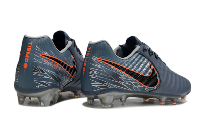 Nike Tiempo Legend 10 Elite FG Firm Ground Soccer Cleats - Grey/Black/Red