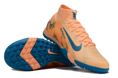 Nike Air Zoom Mercurial Superfly 10 Elite TF Artificial Turf Soccer Shoes - Pink/Blue/Yellow