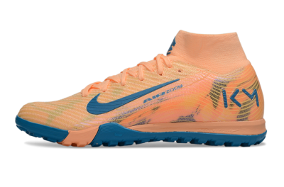 Nike Air Zoom Mercurial Superfly 10 Elite TF Artificial Turf Soccer Shoes - Pink/Blue/Yellow