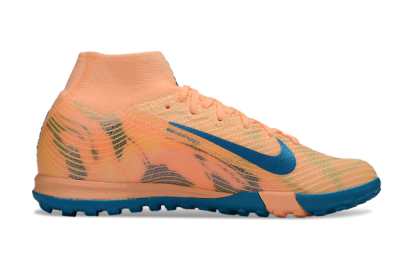 Nike Air Zoom Mercurial Superfly 10 Elite TF Artificial Turf Soccer Shoes - Pink/Blue/Yellow