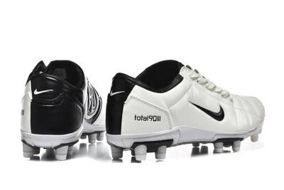 Nike Air Zoom Total 90 III FG Firm Ground Soccer Cleats - White/Black