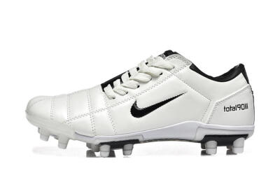 Nike Air Zoom Total 90 III FG Firm Ground Soccer Cleats - White/Black