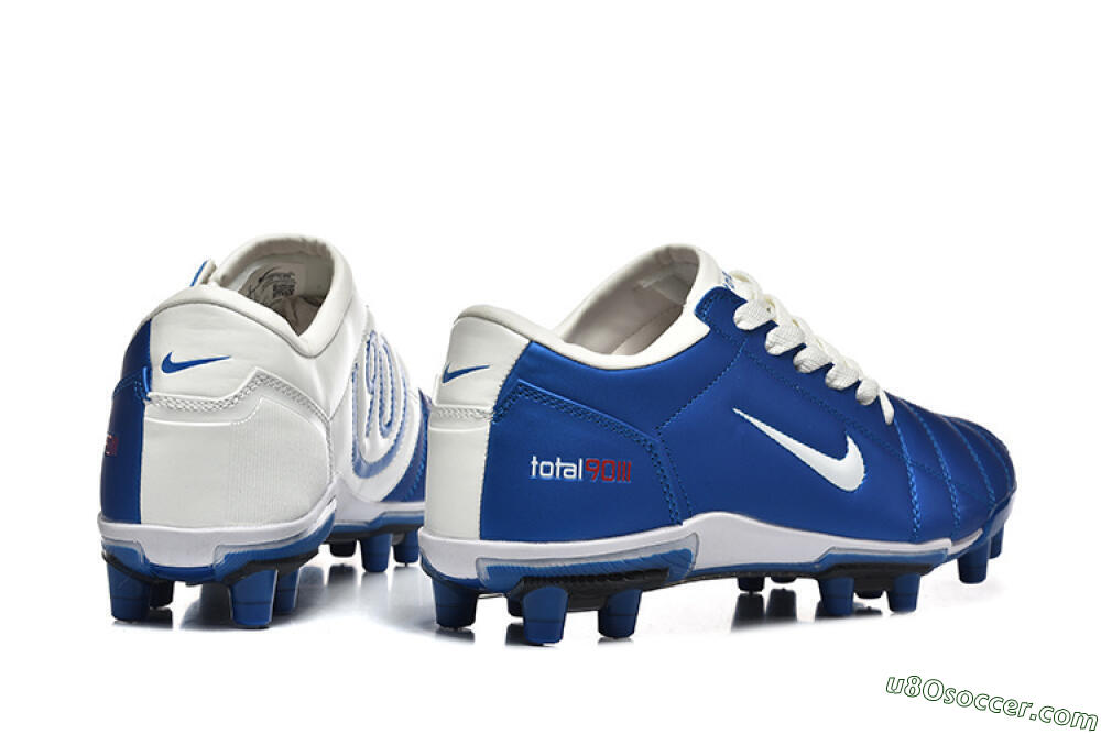 Nike Air Zoom Total 90 III FG Firm Ground Soccer Cleats - Blue/White 9
