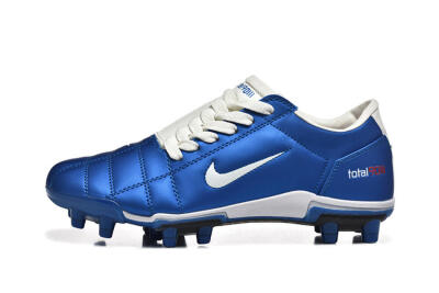 Nike Air Zoom Total 90 III FG Firm Ground Soccer Cleats - Blue/White