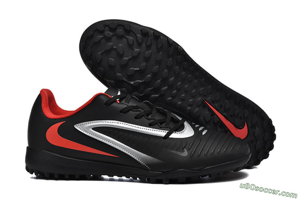 Nike Phantom 6 Elite TF Artificial Turf Soccer Shoes - Blue/Silver/Red 1