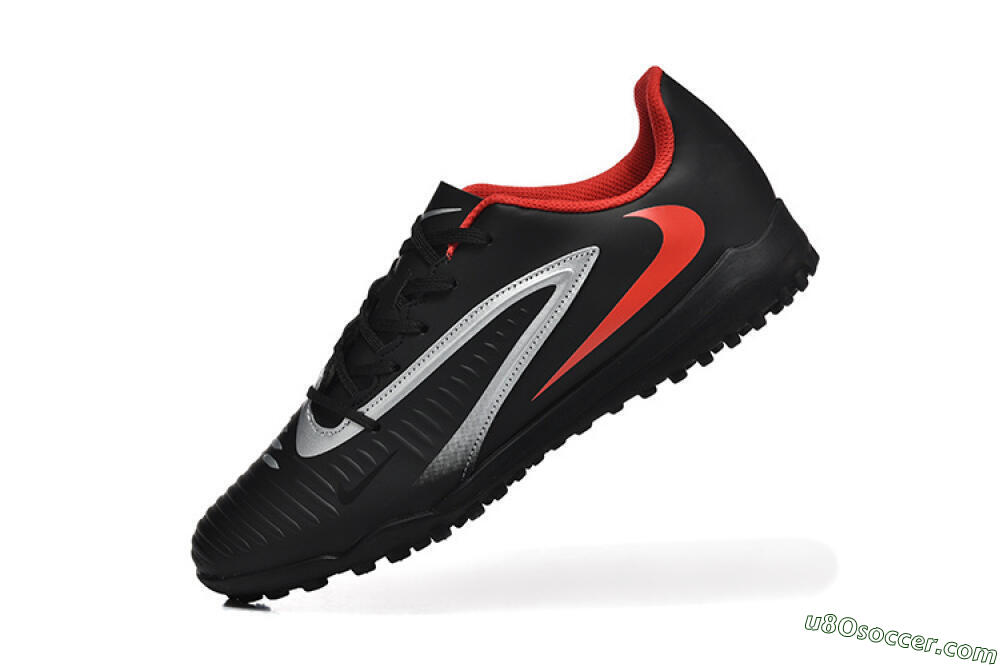 Nike Phantom 6 Elite TF Artificial Turf Soccer Shoes - Blue/Silver/Red 8