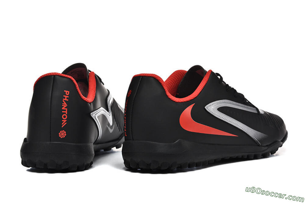 Nike Phantom 6 Elite TF Artificial Turf Soccer Shoes - Blue/Silver/Red 9